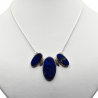 Colier din argint cu lapis lazuli - Madammi.ro