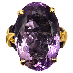 Inel din argint cu ametist 35ct - Madammi.ro