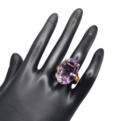 Inel din argint cu ametist 35ct - Madammi.ro