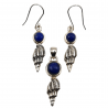 Set din argint cu lapis lazuli - madammi.ro
