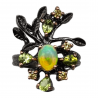 Inel argint cu opal si peridot  - Madammi.ro