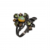 Inel argint cu opal si peridot  - Madammi.ro
