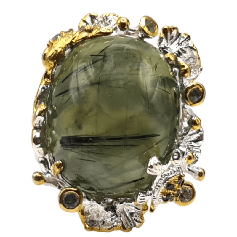 Inel argint cu prehnit, topaz, safir si cz - Madammi.ro Inel argint cu prehnit, topaz, safir si cz - Madammi.ro