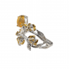 Inel argint cu opal si topaz - Madammi.ro