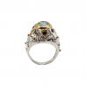 Inel argint cu topaz albastru si safir - Madammi.ro