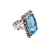Inel argint cu topaz albastru 30ct, ametist si cz - Madammi.ro