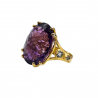 Inel argint cu ametist 32ct si topaz - Madammi.ro