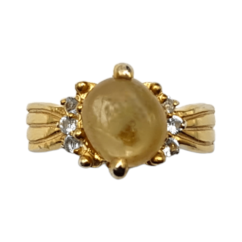 Inel argint cu safir galben si topaz - Madammi.ro Inel argint cu safir galben si topaz - Madammi.ro