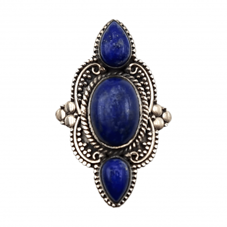 Inel din argint cu lapis lazuli - India