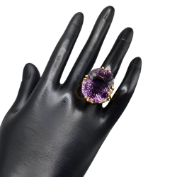 Inel argint cu ametist 45ct - Madammi.ro