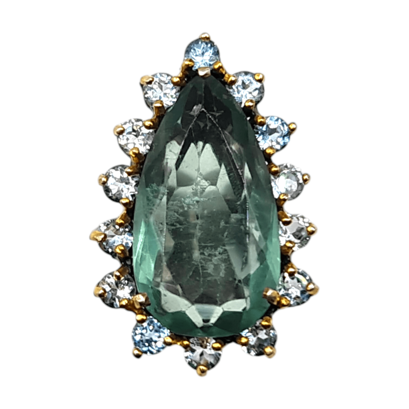 Inel argint cu fluorit si topaz - Madammi.ro Inel argint cu fluorit si topaz - Madammi.ro