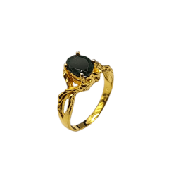Inel argint cu opal negru - Madammi.ro