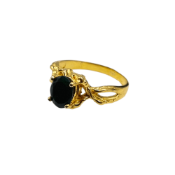Inel argint cu opal negru - Madammi.ro
