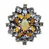 Inel argint cu opal si topaz - Madammi.ro