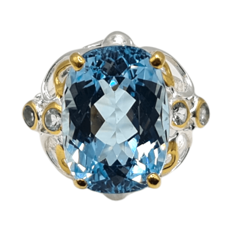 Inel argint cu topaz albastru - Madammi.ro Inel argint cu topaz albastru - Madammi.ro