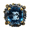 Inel argint cu topaz albastru 27ct- Madammi.ro