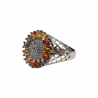 Inel din argint cu safir multicolor - Madammi.ro