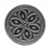 Inel masiv din argint cu aspect vintage - mandala - India - Madammi.ro