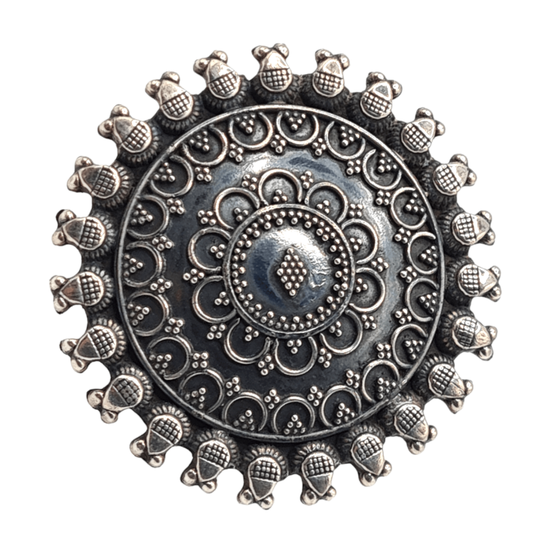 Inel din argint cu aspect vintage - mandala- India -Madammi.ro Inel din argint cu aspect vintage - mandala- India -Madammi.ro