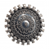 Inel din argint cu aspect vintage - mandala- India -Madammi.ro