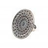 Inel masiv din argint cu aspect vintage - mandala- India - Madammi.ro