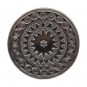Inel masiv din argint cu aspect vintage - mandala- India - Madammi.ro
