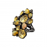 Inel argint cu opal si topaz - Madammi.ro