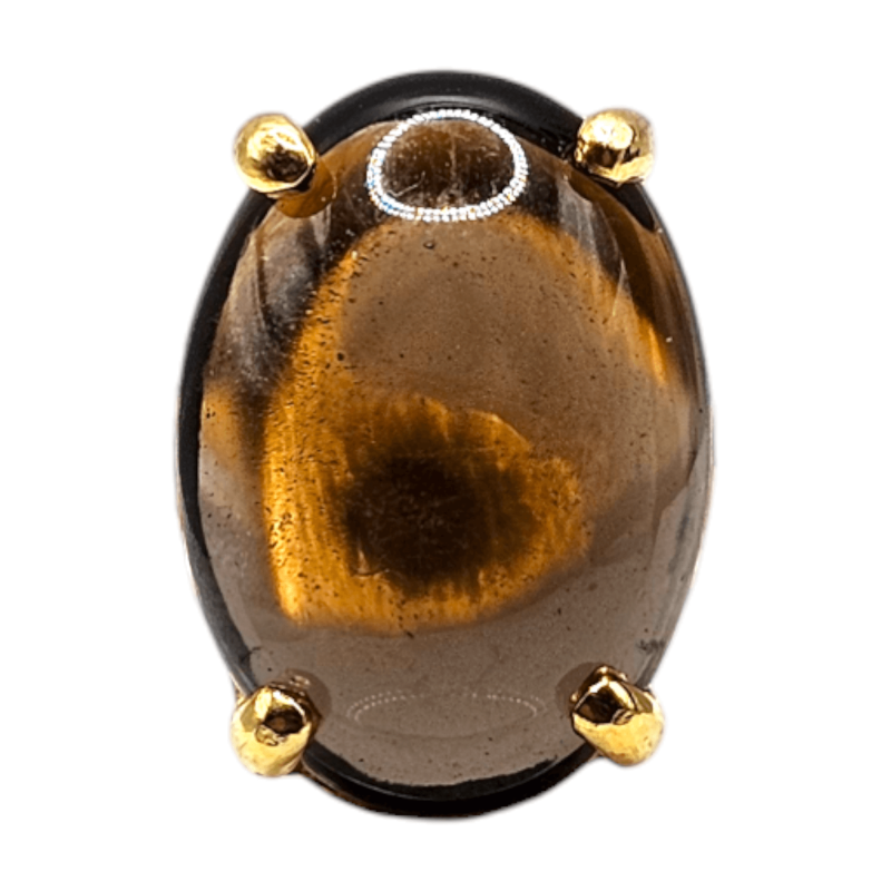 Inel argint cu cuart fumuriu cabochon - Madammi.ro Inel argint cu cuart fumuriu cabochon - Madammi.ro