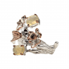 Inel argint cu opal si topaz - Madammi.ro