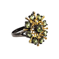 Inel argint cu peridot - Madammi.ro