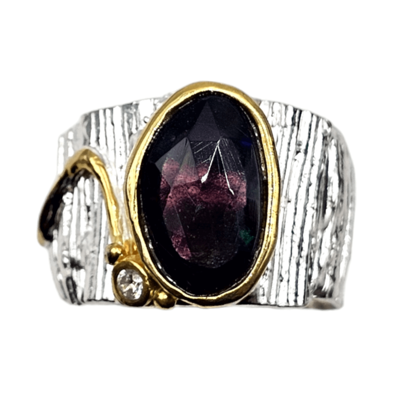 Inel argint cu opal negru - Madammi.ro Inel argint cu opal negru - Madammi.ro