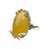 Inel argint cu opal galben 24ct- Madammi.ro