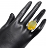Inel argint cu opal galben 24ct- Madammi.ro