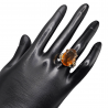 Inel argint cu citrin 15ct- Madammi.ro
