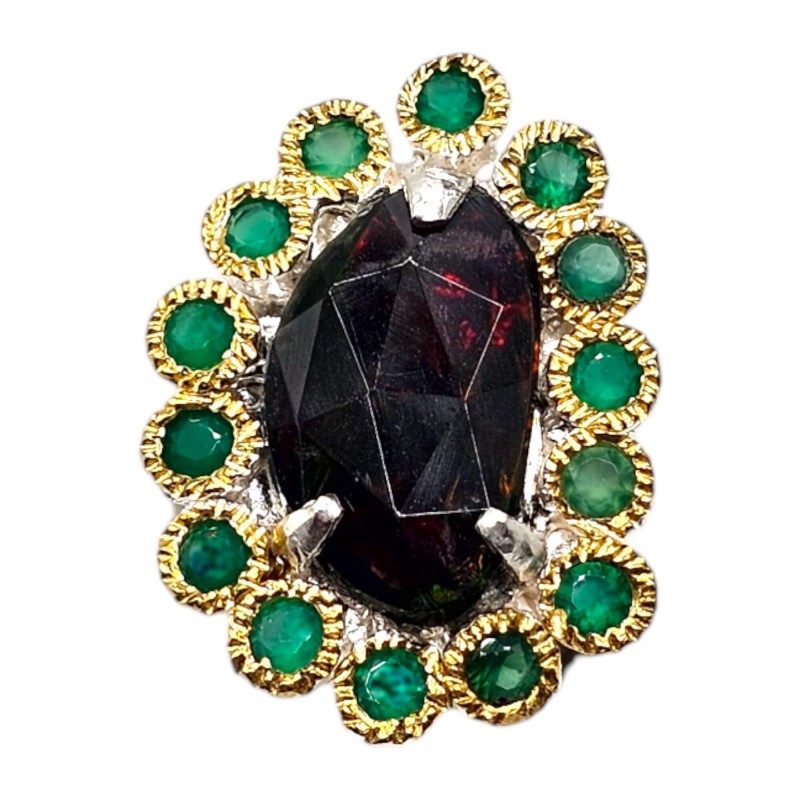Inel argint cu opal negru - Madammi.ro Inel argint cu opal negru - Madammi.ro