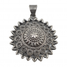 Pandantiv din argint cu aspect vintage - mandala-solar- India