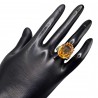 Inel argint cu citrin 28ct - Madammi.ro