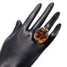 Inel argint cu citrin 38ct- Madammi.ro