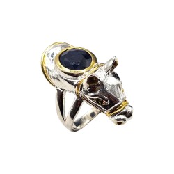 Inel argint cu safir - Madammi.ro