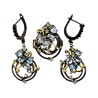 Set din argint cu topaz si peridot - Madammi.ro