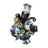 Set din argint cu topaz si peridot - Madammi.ro
