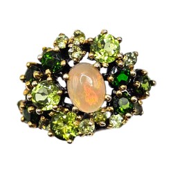 Inel argint cu opal - Madammi.ro