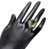 Inel din argint cu ametist verde 38ct - Madammi.ro