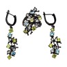 Set din argint cu topaz si peridot - Madammi.ro