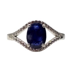Inel argint cu safir - Madammi.ro