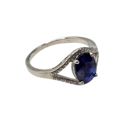 Inel argint cu safir - Madammi.ro