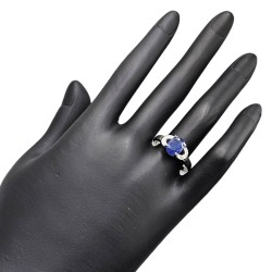 Inel argint cu safir - Madammi.ro