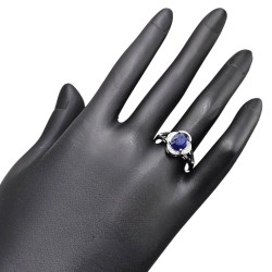 Inel argint cu safir - Madammi.ro