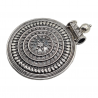 Pandantiv din argint cu aspect vintage - mandala- India - Madammi.ro
