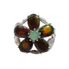 Inel argint cu black opal - Madammi.ro